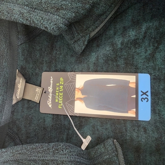 NWT Eddie Bauer Evergreen 1/4 Fleece Size 3X - Picture 3 of 8